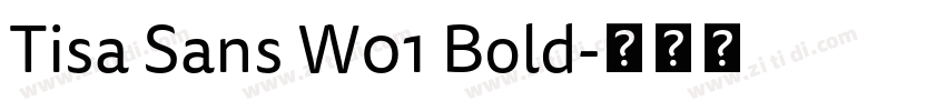 Tisa Sans W01 Bold字体转换